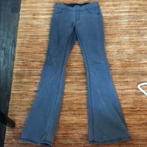 Free People gray flare jeans size 27